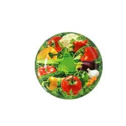 Set 50 capace borcan simple, fructe, legume, miere, 63-100mm