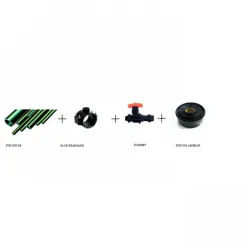 Furtun aspersor de tip Golden Spray anvergura 3, 6 SI 10m