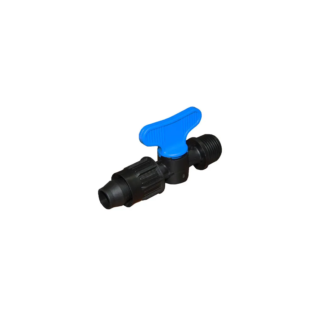 Robinet FE 1/2 banda sau tub picurare 16mm cu piulita