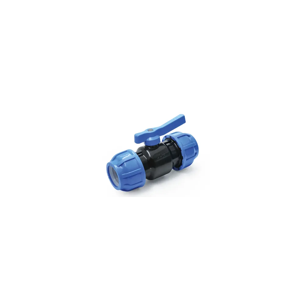 Robinet Compresie PN16 20-50mm cu dubla prindere pe teava