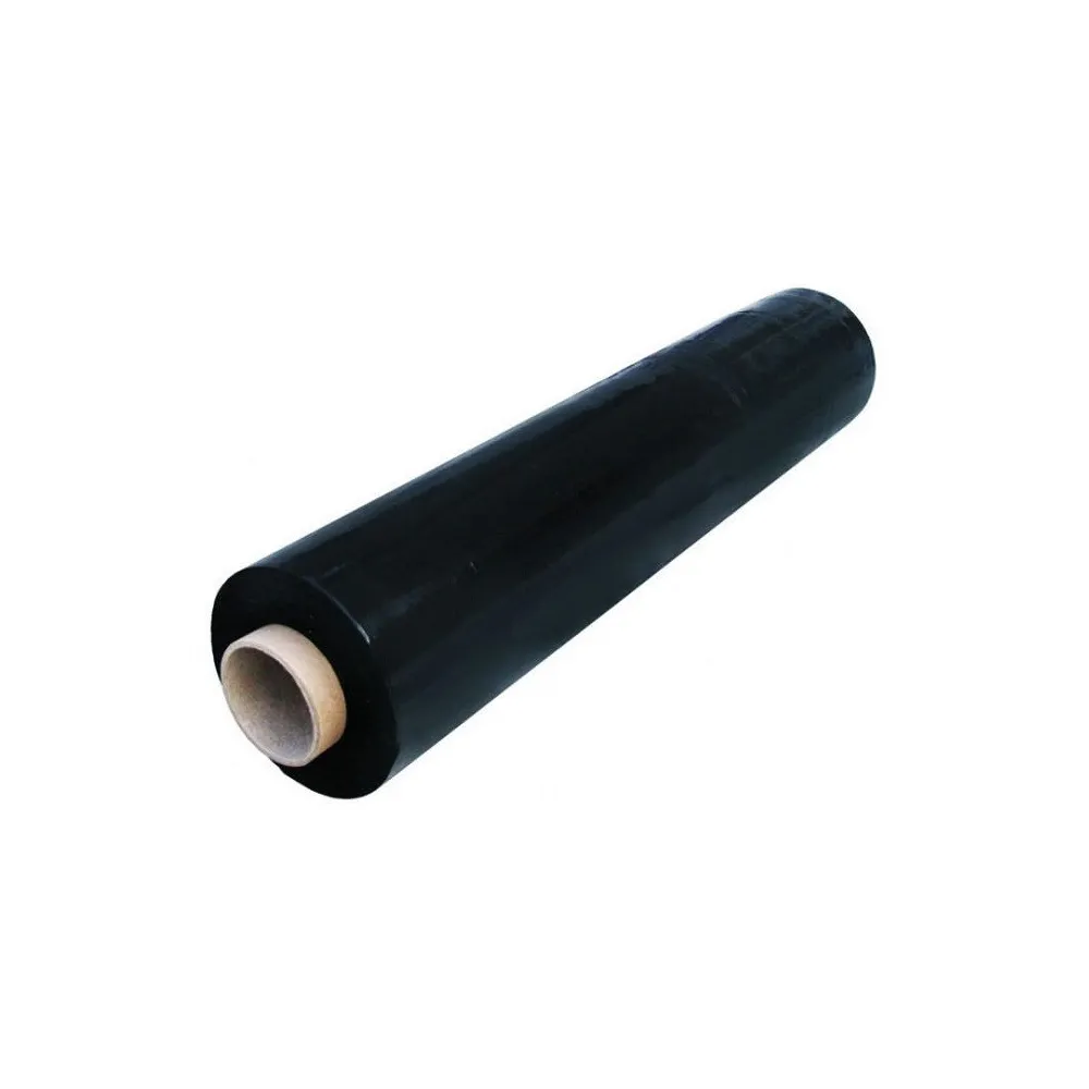 Folie stretch Agronomat, manuala, neagra, 500mm latime, 250m / rola