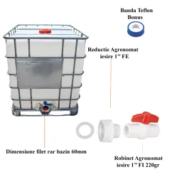 ADAPTOR / REDUCTIE BUTOI IBC 60MM MULTIPLE IESIRI