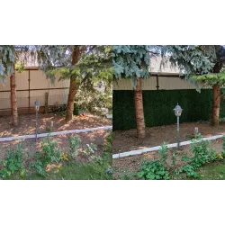 Plasa gard viu artificial imitatie Gard viu plasa paravan verde 1M,...