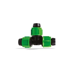 Teu pentru banda sau tub picurare 16mm cu piulita