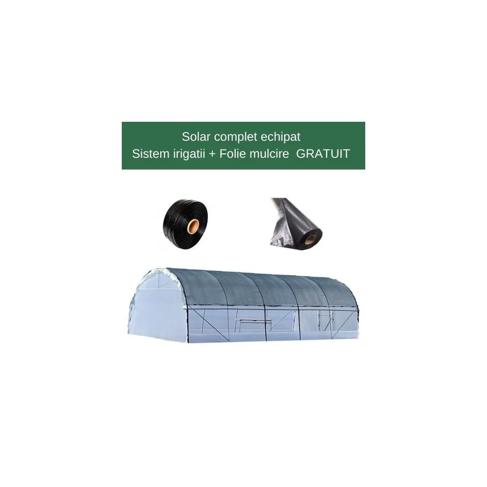 Solarii gradina complete cu latimi de 3M, 4M, 5M sau 6M