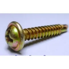 Surub autoforant fixare bagheta metalica 100buc/set 4.2mm x 19mm