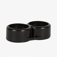 DOP PENTRU TUB 16MM NEGRU CU INELE