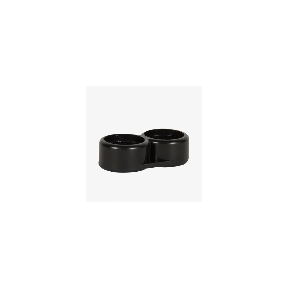 DOP PENTRU TUB 16MM NEGRU CU INELE