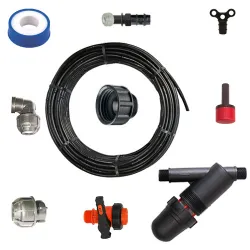 Kit irigare pentru tub picurare Agronomat conectare bazin 1000L IBC