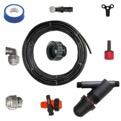 Kit irigare pentru tub picurare Agronomat conectare bazin 1000L IBC